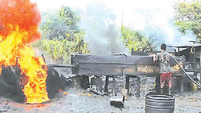 Illegal Refinery